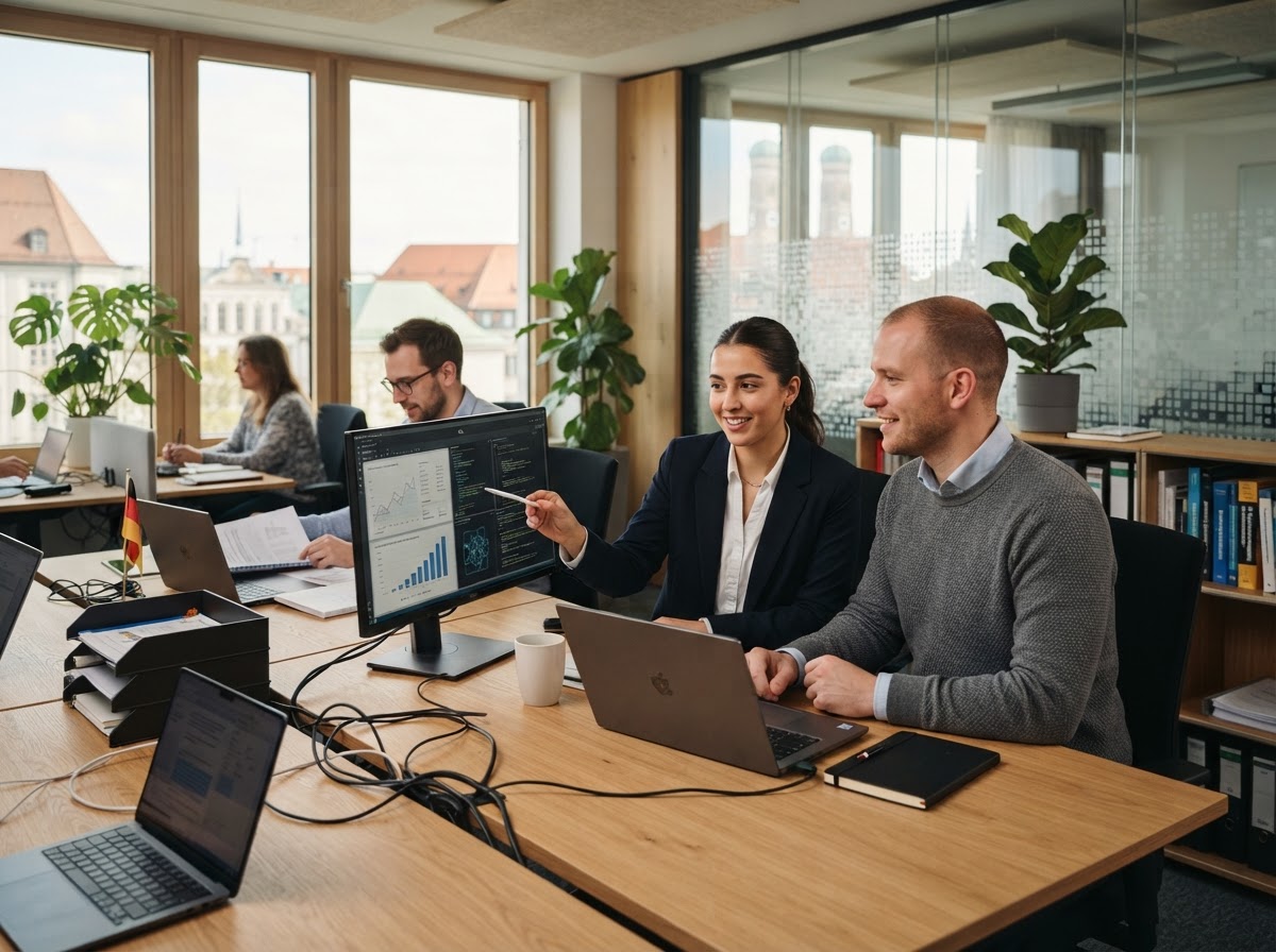 AI Project Invest data analysis process illustrated on screen